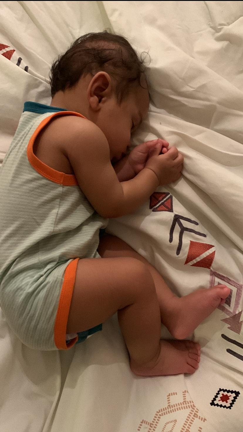 Joziah sleeping
